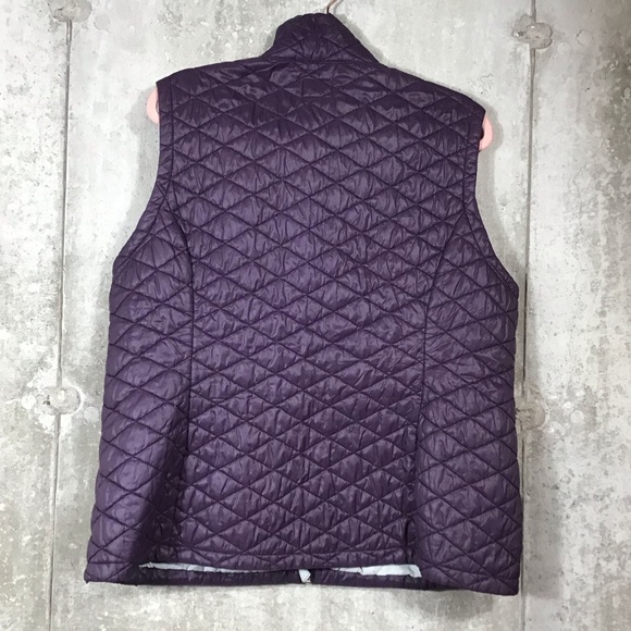 Everlast Womens Nano Puffer Vest Size 1X Diamond Quilted Sleeveless Purple Light - Picture 6 of 10